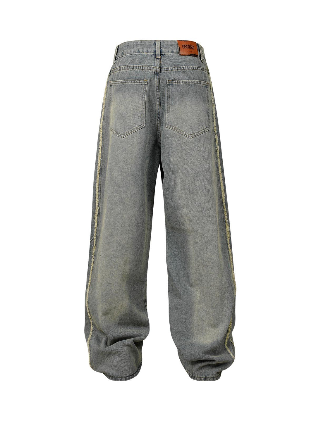 'GIULIANA' WASHED DISTRESSED BAGGY JEANS
