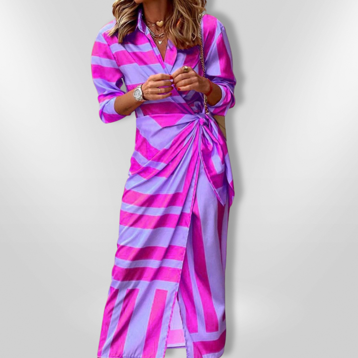 SOLANA | Printed Wrap Dress