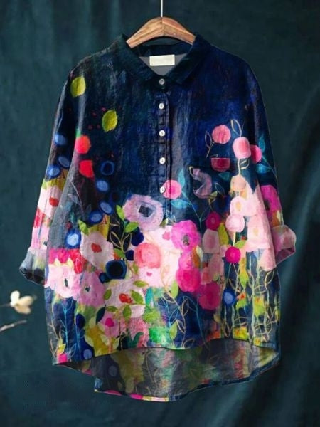 DONNA™ | FLORAL PRINT BLOUSE