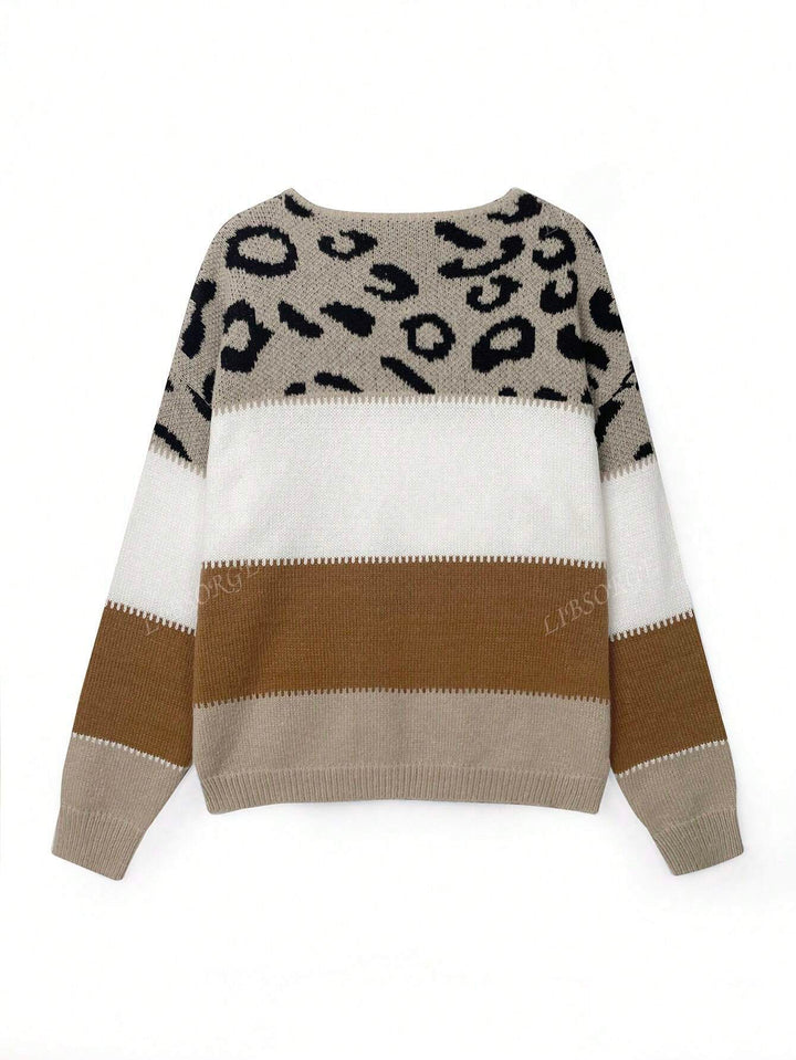 LELA™ | LEOPARD PRINT SWEATER