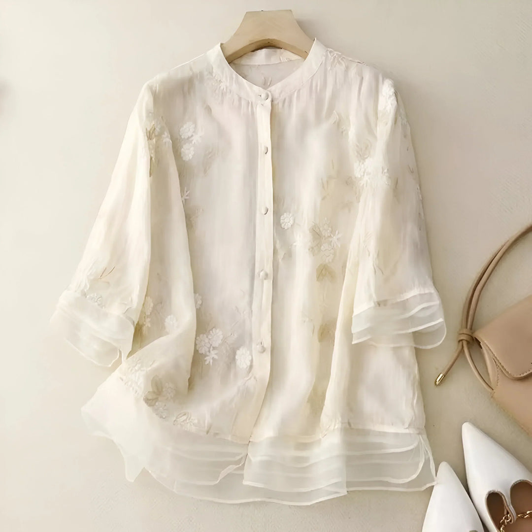 Giovanna™ | Lightweight cotton blouse