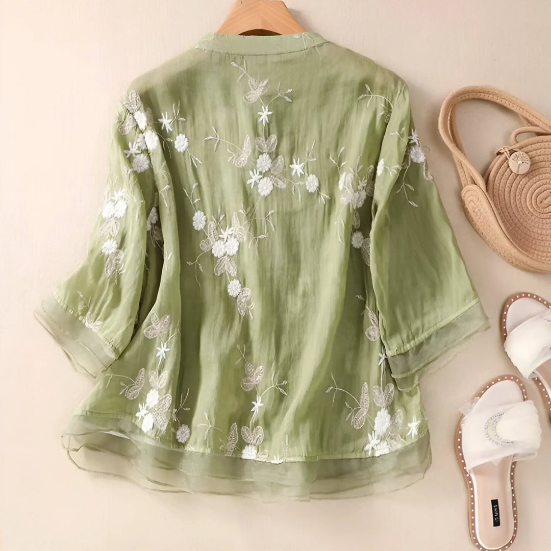 Giovanna™ | Lightweight cotton blouse