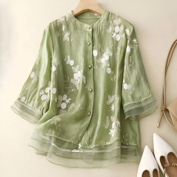Giovanna™ | Lightweight cotton blouse