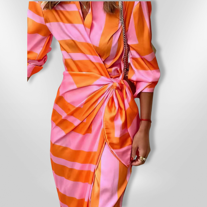 SOLANA | Printed Wrap Dress