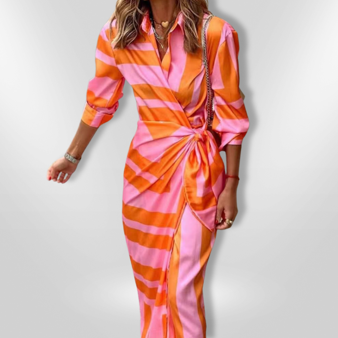 SOLANA | Printed Wrap Dress