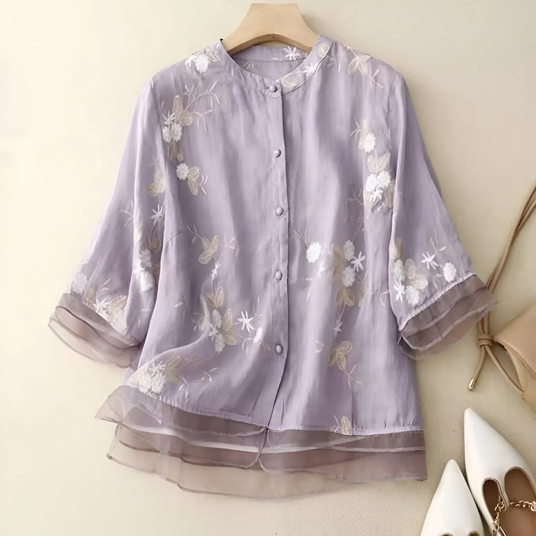 Giovanna™ | Lightweight cotton blouse