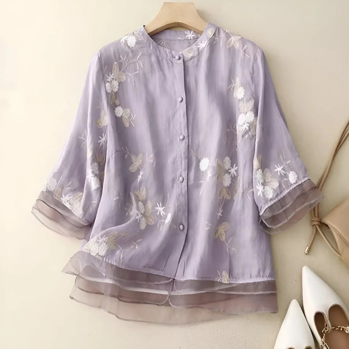 Giovanna™ | Lightweight cotton blouse
