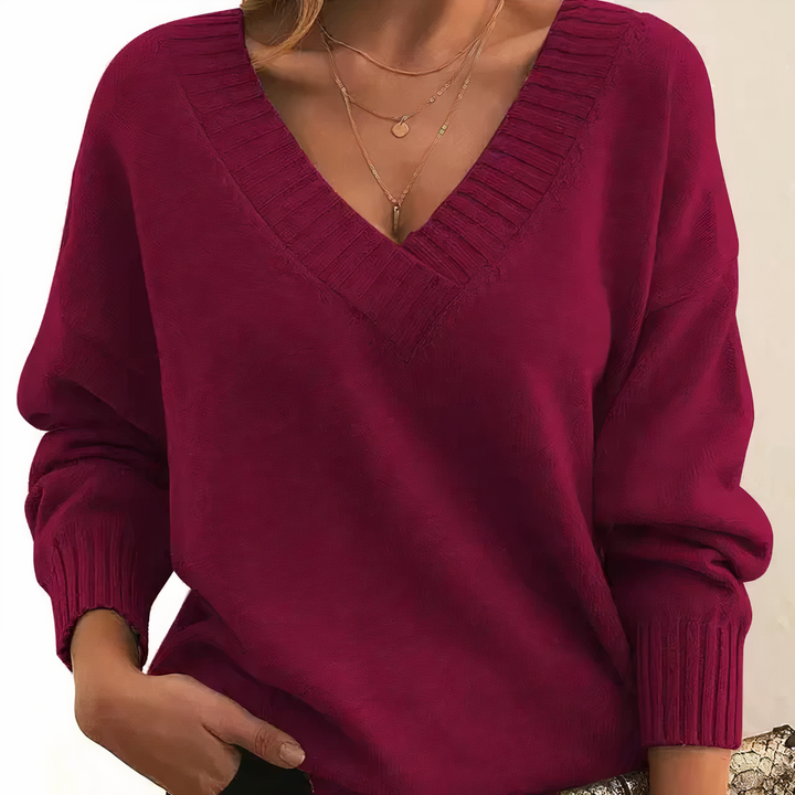 Iza | V-Neck Cashmere Sweater
